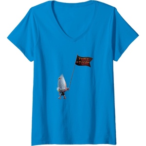 image:imageWomens Trolls World Tour  Guy Diamond Tiny Diamond VNeck TShirtSapphire Blue