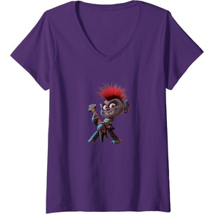 image:imageWomens Trolls World Tour  Queen Barb VNeck TShirtPurple