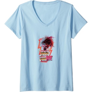 image:imageWomens Trolls World Tour  Rock ZomBAE VNeck TShirtBaby Blue