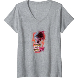 image:imageWomens Trolls World Tour  Rock ZomBAE VNeck TShirtHeather Grey