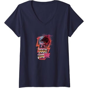 image:imageWomens Trolls World Tour  Rock ZomBAE VNeck TShirtNavy Blue