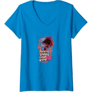 image:imageWomens Trolls World Tour  Rock ZomBAE VNeck TShirtSapphire Blue
