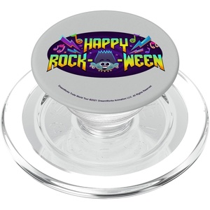 image:imageTrolls World Tour  Happy Rock O Ween PopSockets Adhesive PopGripMagnetic PopGrip
