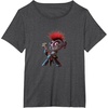image:imageTrolls World Tour  Queen Barb TShirtDark Heather Grey