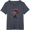 image:imageTrolls World Tour  Queen Barb TShirtHeather Blue