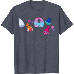 image:imageTrolls  Patch TShirtHeather Blue