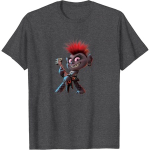 image:imageTrolls World Tour  Queen Barb TShirtDark Heather Grey