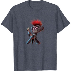 image:imageTrolls World Tour  Queen Barb TShirtHeather Blue