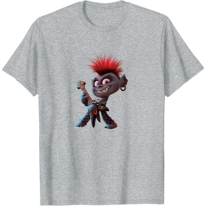 image:imageTrolls World Tour  Queen Barb TShirtHeather Grey
