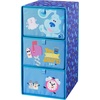 image:imageIdea Nuova DreamWorks Trolls 3 Drawer Soft Storage Unit with Poly Canvas FrameBlues Clues