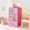 image:imageIdea Nuova DreamWorks Trolls 3 Drawer Soft Storage Unit with Poly Canvas FrameJojo Siwa