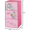 image:imageIdea Nuova DreamWorks Trolls 3 Drawer Soft Storage Unit with Poly Canvas FrameJojo Siwa