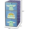 image:imageIdea Nuova DreamWorks Trolls 3 Drawer Soft Storage Unit with Poly Canvas FrameStar Wars  the Mandalorian