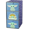 image:imageIdea Nuova DreamWorks Trolls 3 Drawer Soft Storage Unit with Poly Canvas FrameStar Wars  the Mandalorian