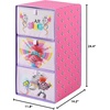 image:imageIdea Nuova DreamWorks Trolls 3 Drawer Soft Storage Unit with Poly Canvas FrameTrolls