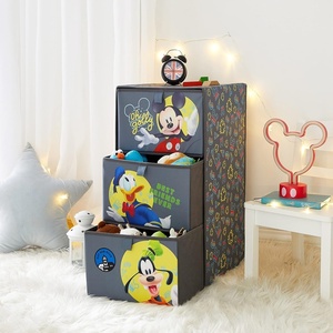 image:imageIdea Nuova DreamWorks Trolls 3 Drawer Soft Storage Unit with Poly Canvas FrameMickey Mouse