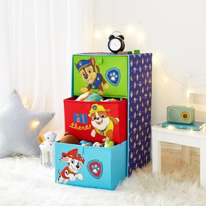 image:imageIdea Nuova DreamWorks Trolls 3 Drawer Soft Storage Unit with Poly Canvas FramePaw Patrol