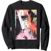 image:imageClassic Trolls Flower Crown Troll Crewneck Sweatshirt SweatshirtBlack