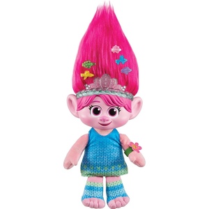 image:imageMattel DreamWorks Trolls Band Together Plush Toy Hair Pops Showtime Surprise Queen Poppy Soft Doll with Lights Sounds 1 Hair Pops amp 3 Accessories