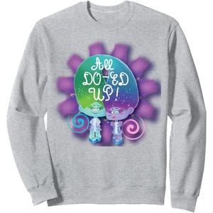 image:imageTrolls All DoEd Up SweatshirtHeather Grey
