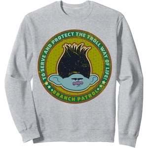 image:imageTrolls Branch Patrol SweatshirtHeather Grey
