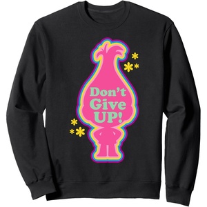 image:imageTrolls Dont Give Up Poppy SweatshirtBlack