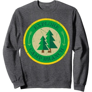 image:imageTrolls Explore Camp Branch SweatshirtDark Heather Grey