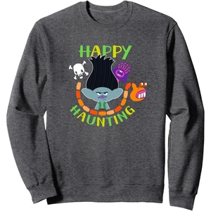 image:imageTrolls Happy Haunting SweatshirtDark Heather Grey