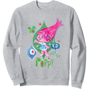 image:imageTrolls Poppy Sketch SweatshirtHeather Grey