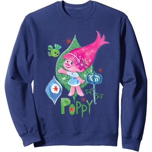 image:imageTrolls Poppy Sketch SweatshirtNavy Blue