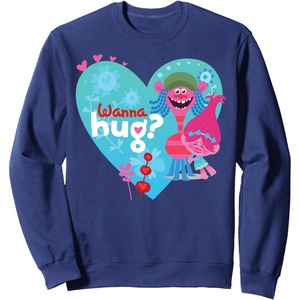 image:imageTrolls Wanna Hug SweatshirtNavy Blue