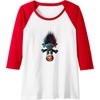 image:imageTrolls World Tour  Branch and Pumpkin Raglan Baseball TeeRedWhite