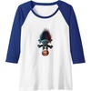 image:imageTrolls World Tour  Branch and Pumpkin Raglan Baseball TeeRoyal BlueWhite