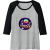 image:imageTrolls World Tour  EEEEE Raglan Baseball TeeBlackAthletic Heather