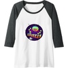image:imageTrolls World Tour  EEEEE Raglan Baseball TeeDark Heather GreyWhite