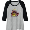 image:imageTrolls World Tour  Gimme A Treat Raglan Baseball TeeBlackAthletic Heather