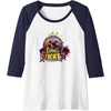 image:imageTrolls World Tour  Gimme A Treat Raglan Baseball TeeNavy BlueWhite