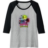 image:imageTrolls World Tour  Happy Trolloween Raglan Baseball TeeBlackAthletic Heather