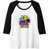 image:imageTrolls World Tour  Happy Trolloween Raglan Baseball TeeBlackWhite