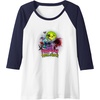 image:imageTrolls World Tour  Happy Trolloween Raglan Baseball TeeNavy BlueWhite