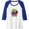 image:imageTrolls World Tour  Happy Trolloween Raglan Baseball TeeRoyal BlueWhite