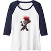 image:imageTrolls World Tour  Queen Barb Raglan Baseball TeeNavy BlueWhite