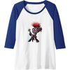 image:imageTrolls World Tour  Queen Barb Raglan Baseball TeeRoyal BlueWhite
