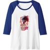 image:imageTrolls World Tour  Rock ZomBAE Raglan Baseball TeeRoyal BlueWhite