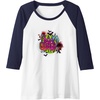 image:imageTrolls World Tour  RockO Queens Raglan Baseball TeeNavy BlueWhite