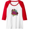 image:imageTrolls World Tour  RockO Queens Raglan Baseball TeeRedWhite