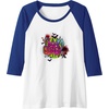 image:imageTrolls World Tour  RockO Queens Raglan Baseball TeeRoyal BlueWhite