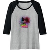 image:imageTrolls World Tour  Scary Pair Raglan Baseball TeeBlackAthletic Heather