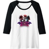 image:imageTrolls World Tour  Troll Or Treat Raglan Baseball TeeBlackWhite