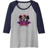 image:imageTrolls World Tour  Troll Or Treat Raglan Baseball TeeNavy BlueAthletic Heather